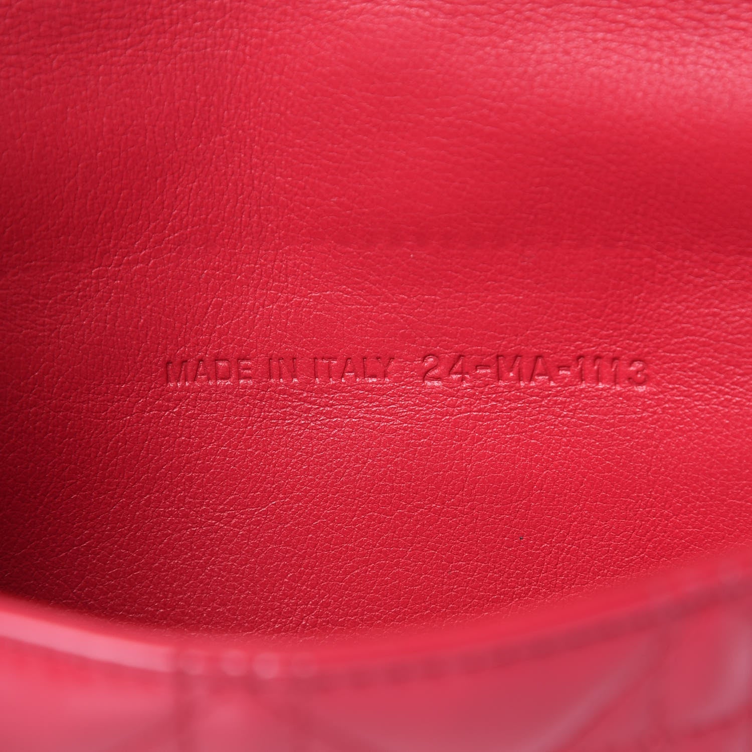 Christian Dior Patent Cannage New Lock Pouch Pink 7 of 14