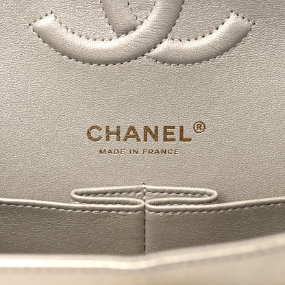 Chanel Metallic Lambskin Quilted Medium Double Flap Gold 6 of 11