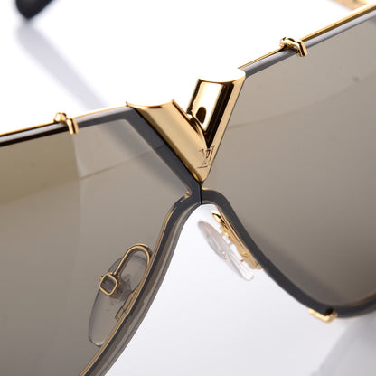 Louis Vuitton Metal LV Drive Sunglasses Z0897W Black Gold 6 of 8