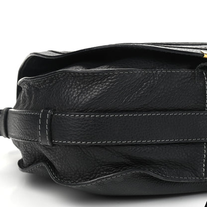 Chloe Calfskin Medium Marcie Round Crossbody Bag Black 7 of 8