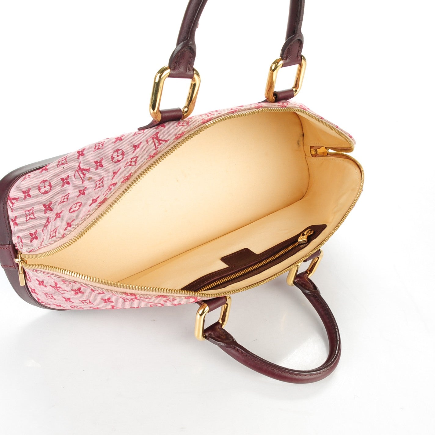 Mini Monogram Alma Long Cherry