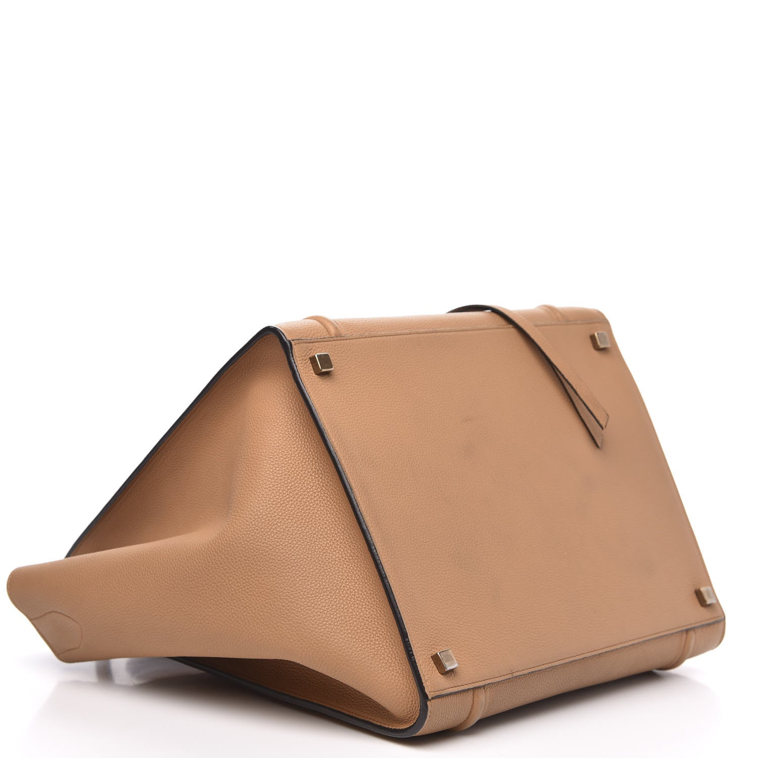 Celine Baby Grained Calfskin Medium Phantom Luggage Camel 4 of 15