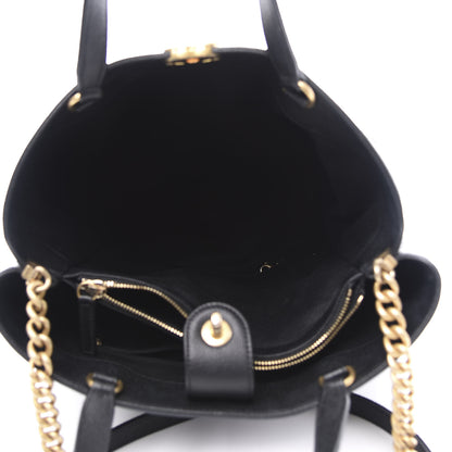 Chanel Caviar Stitched Large Shopping Tote Bag Black 4 of 11
