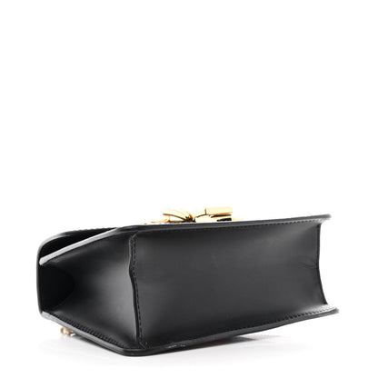 Gucci Calfskin Mini Sylvie Chain Shoulder Bag Black 4 of 10