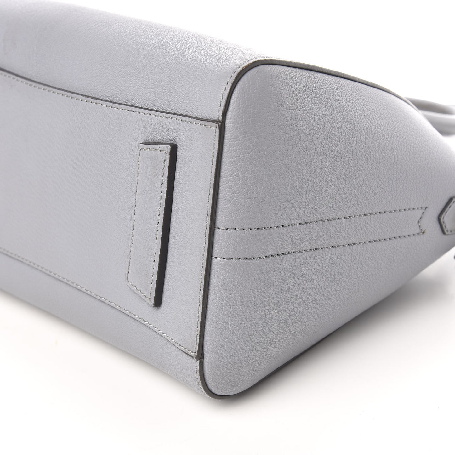 Sugar Goatskin Small Antigona Pearl Grey