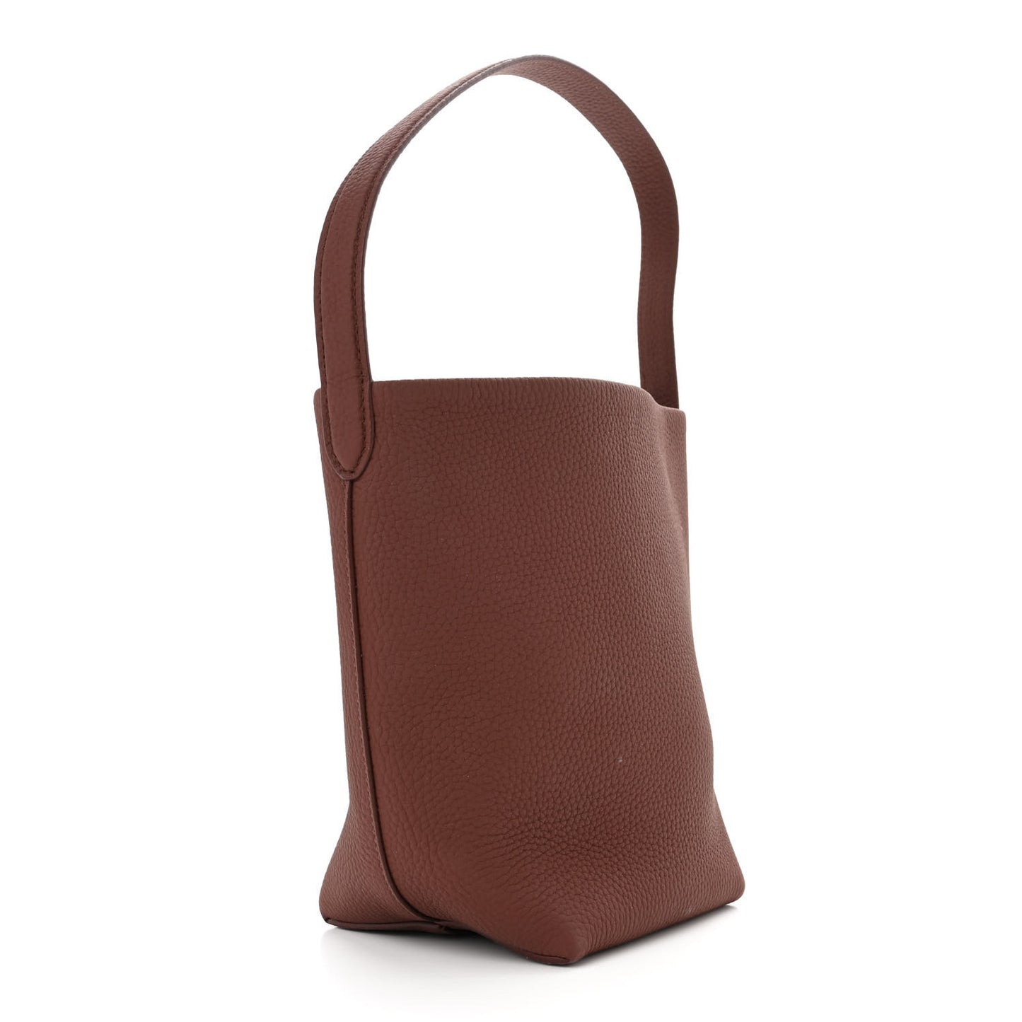 Grained Calfskin Small N/S Park Tote Cognac