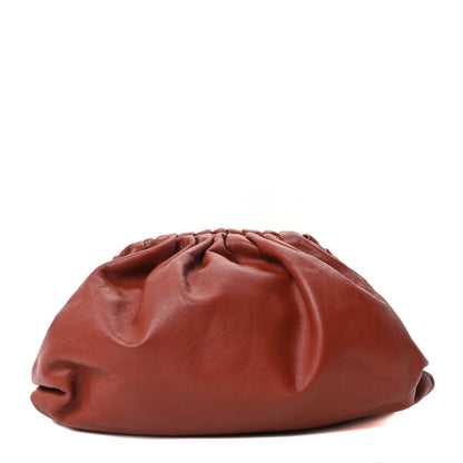 Bottega Veneta Smooth Butter Calf The Pouch Oversized Clutch Rust 1 of 9