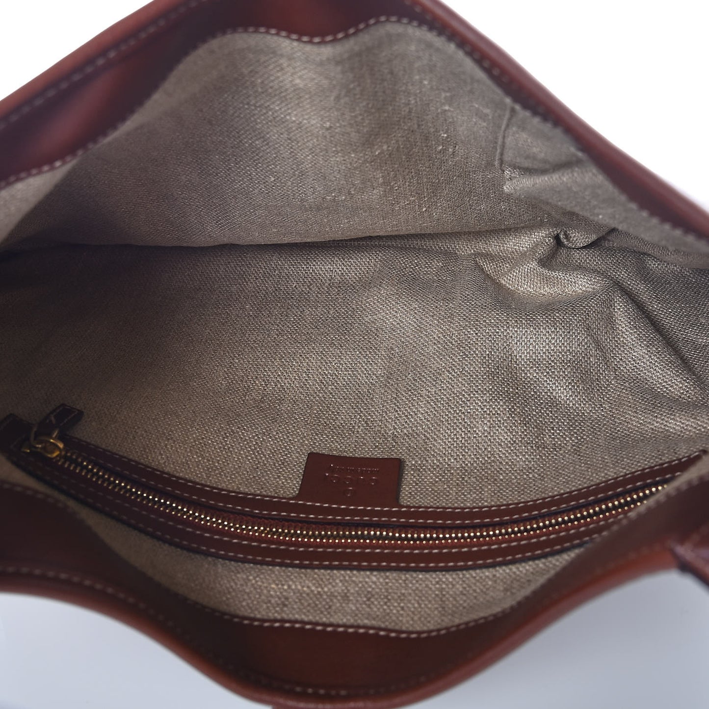 Calfskin Web Medium Jackie O Bouvier Hobo Brown
