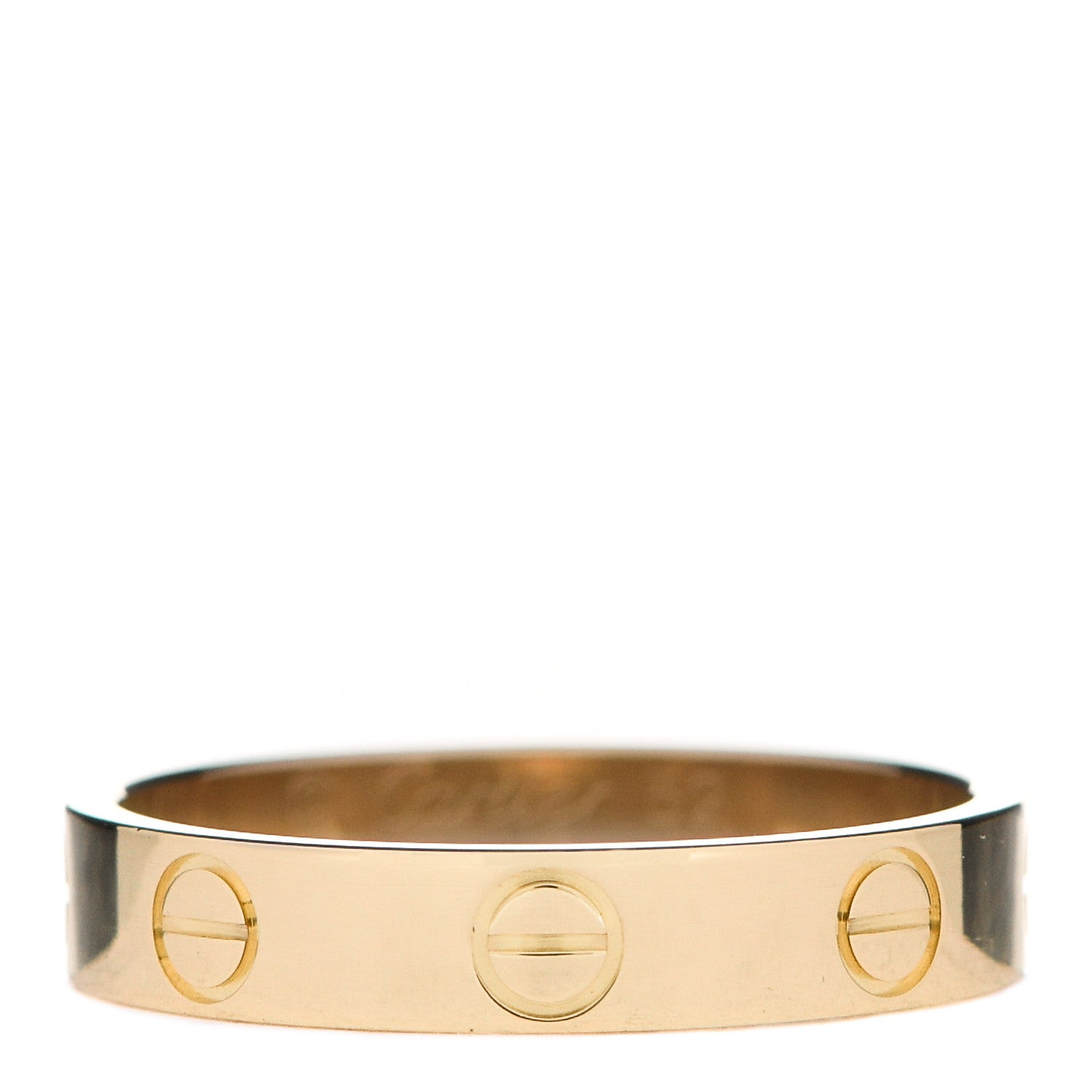 Cartier 18K Yellow Gold 3.5mm LOVE Wedding Band Ring 52 6 1 of 4