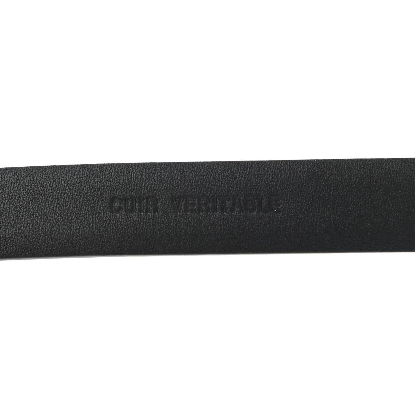 Calfskin Crystal Logo Belt 85 34 Black