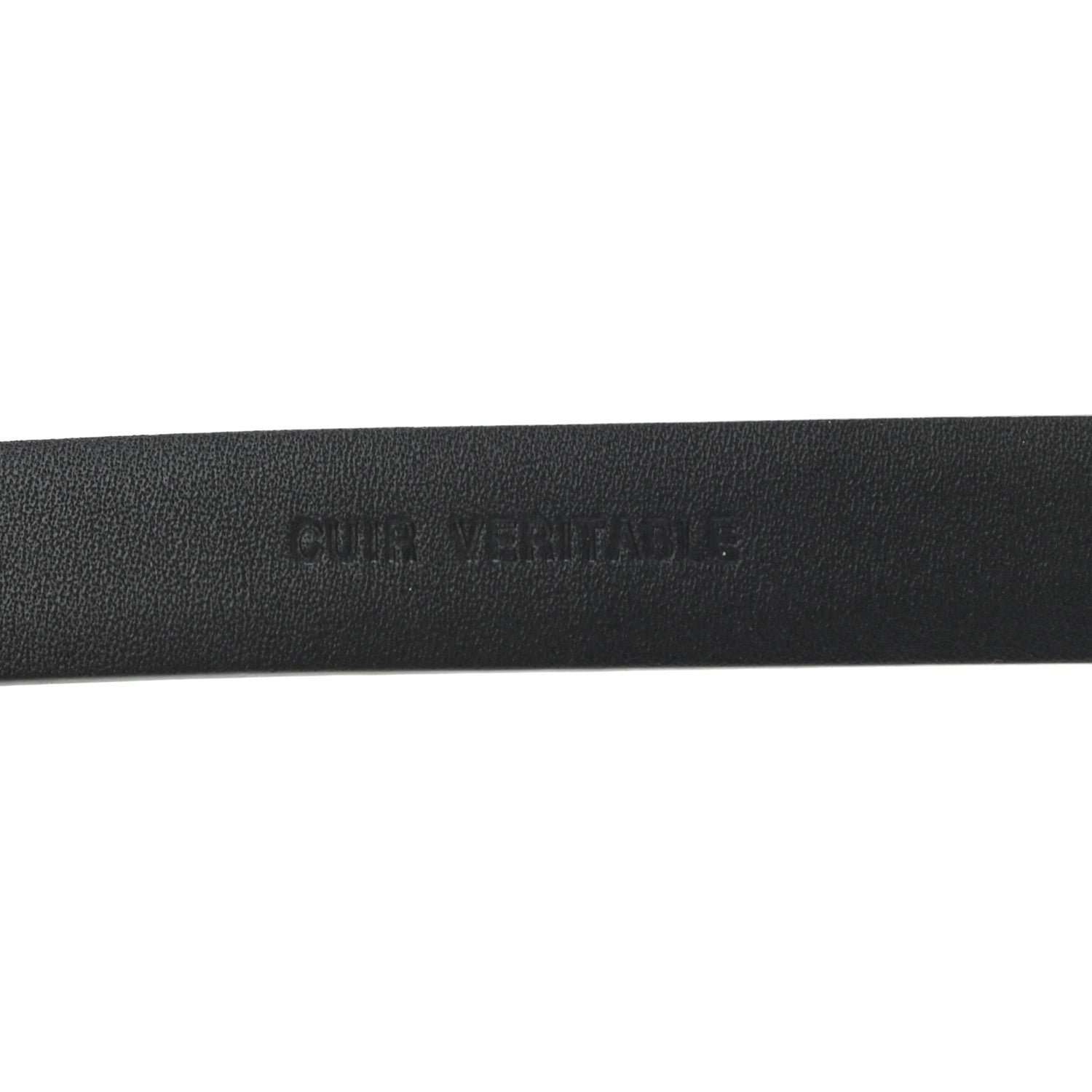 Chanel Calfskin Crystal Logo Belt 85 34 Black 7 of 9