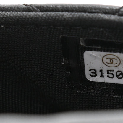 Chanel Calfskin Quilted Coco Mail Clutch With Chain Black 8 of 12