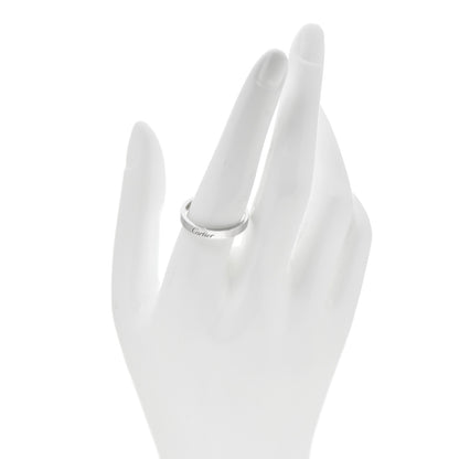 Cartier Platinum 3mm C De Cartier Wedding Band 58 8.5 2 of 6