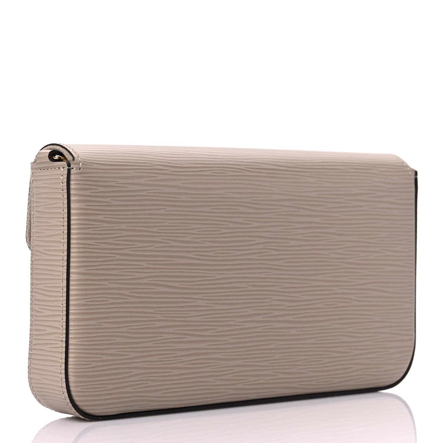 Louis Vuitton Epi Felicie Pochette Chain Wallet Galet 4 of 9