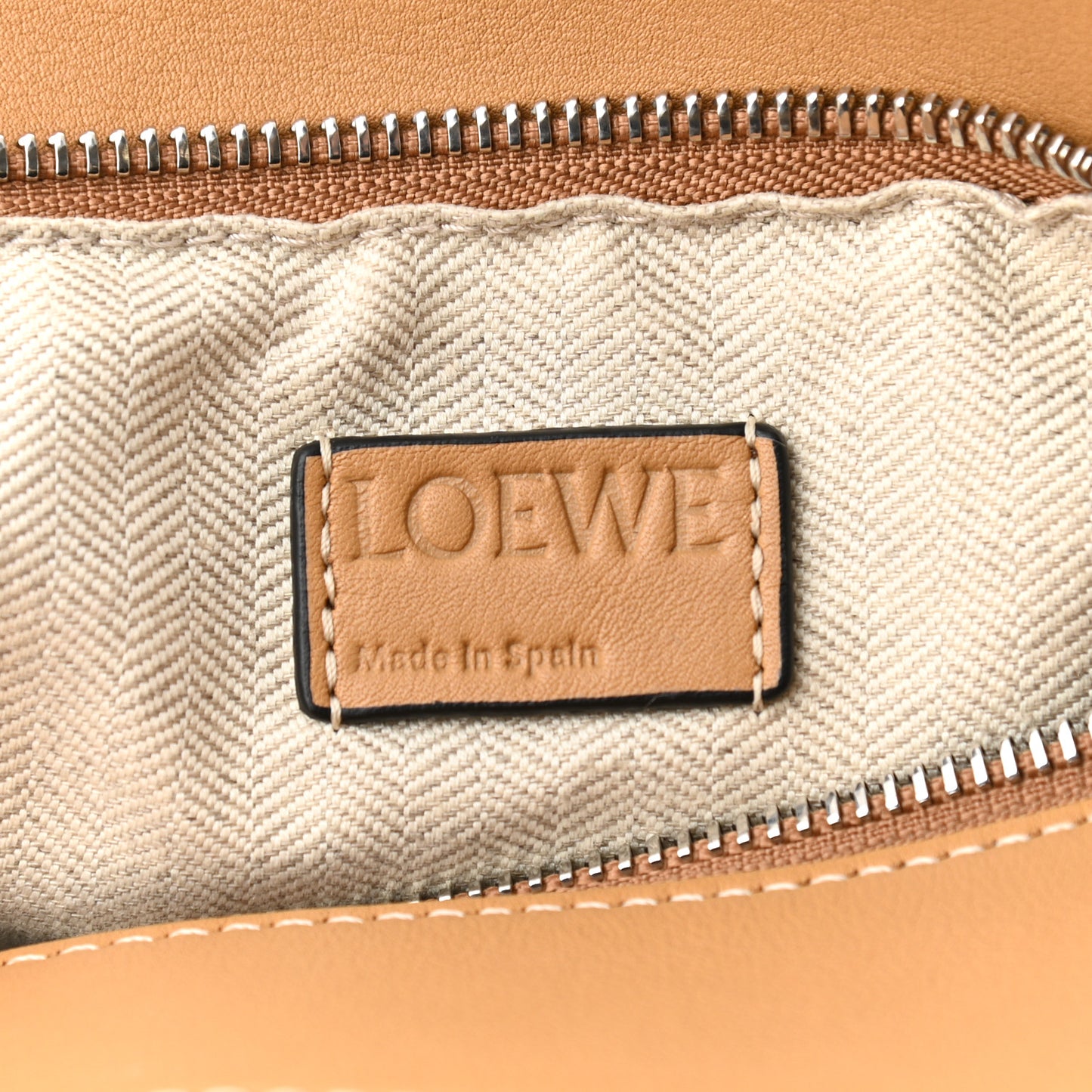Calfskin Medium Puzzle Bag Warm Desert
