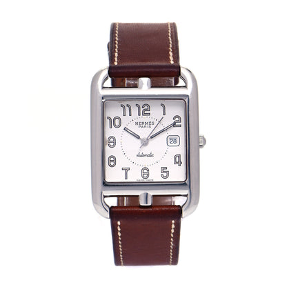 Hermes Stainless Steel Barenia 29mm Cape Cod Automatic Watch Fauve 1 of 6