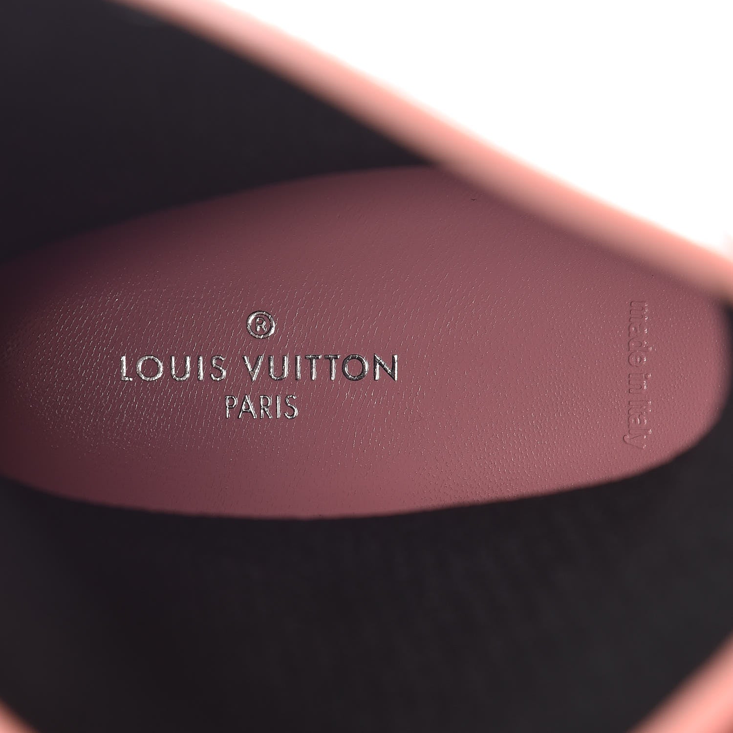 Louis Vuitton Rubber Embossed Monogram Drops Flat Half Boots 39 Pale Pink 8 of 8
