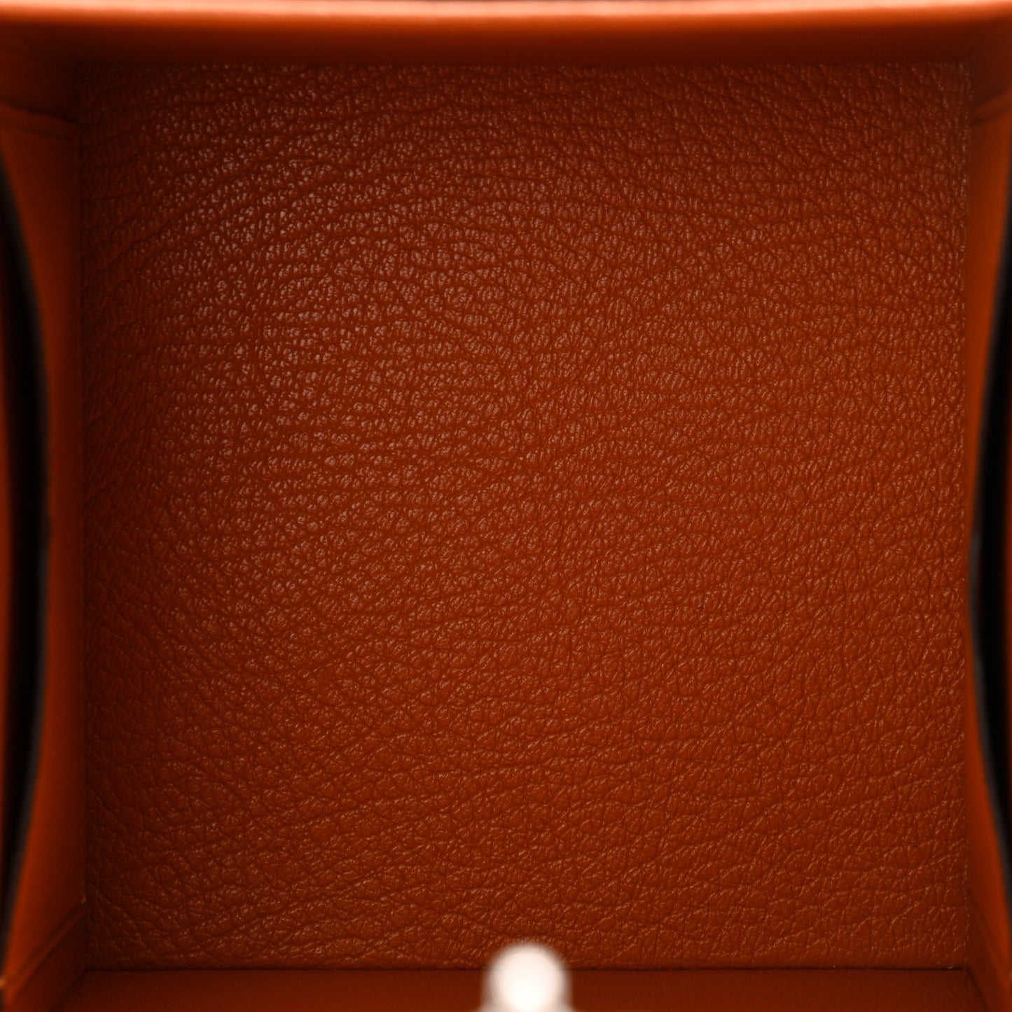 Calfskin Mini Vanity Case Clutch Dark Blue