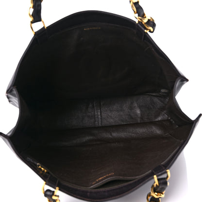 Chanel Lambskin CC Tote Brown 5 of 18