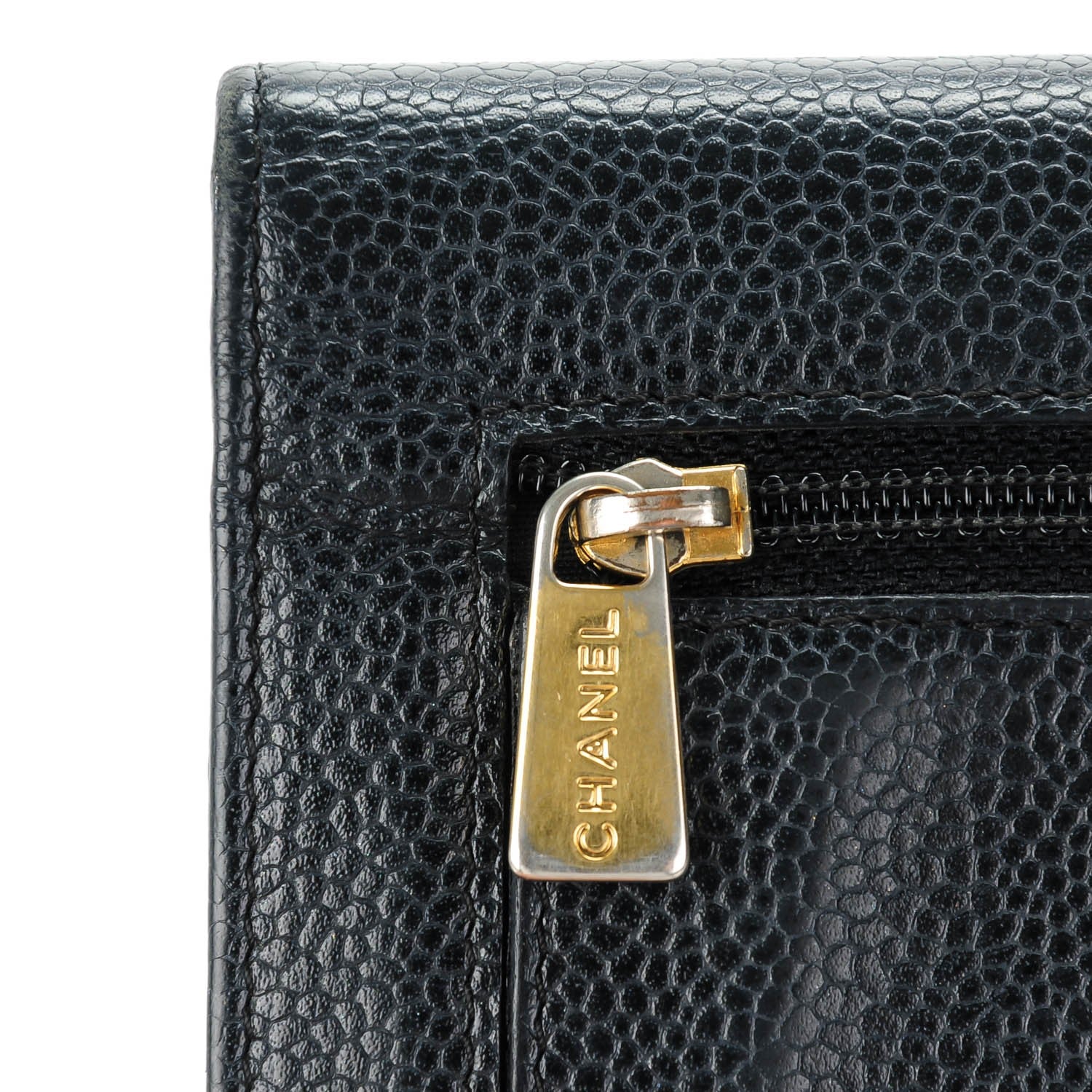 Chanel Caviar Timeless CC Wallet Black 5 of 9