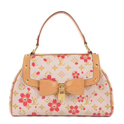 Louis Vuitton Monogram Cherry Blossom Sac Retro Bag Red 1 of 13