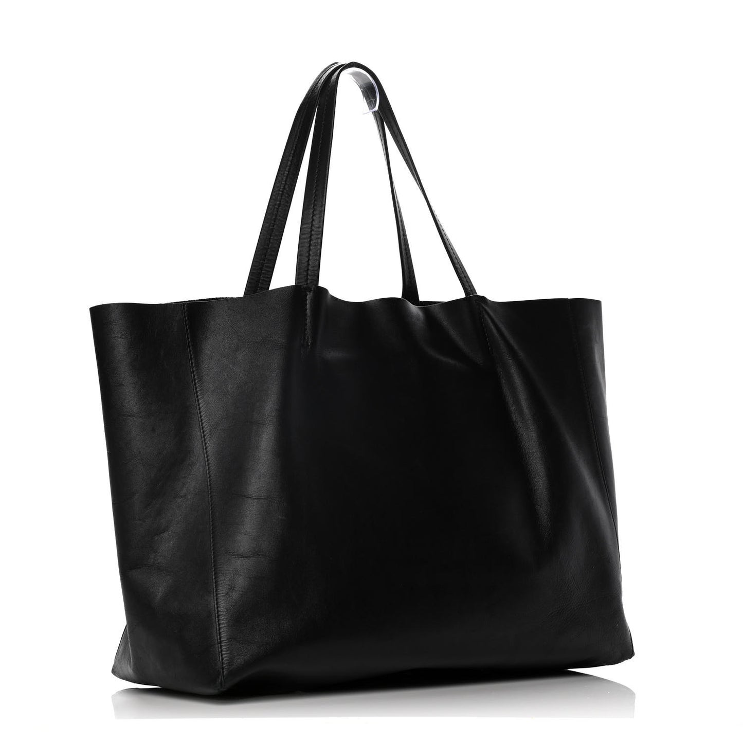 Calfskin Medium Horizontal Cabas Phantom Black