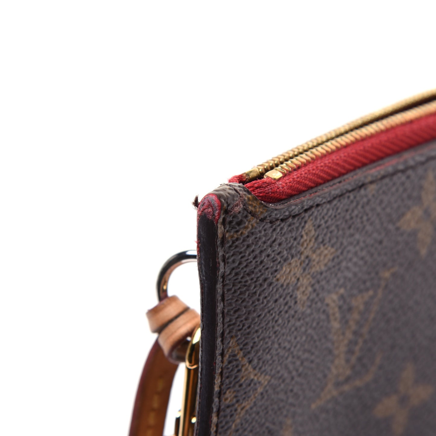 Monogram Neverfull MM GM Pochette Cherry