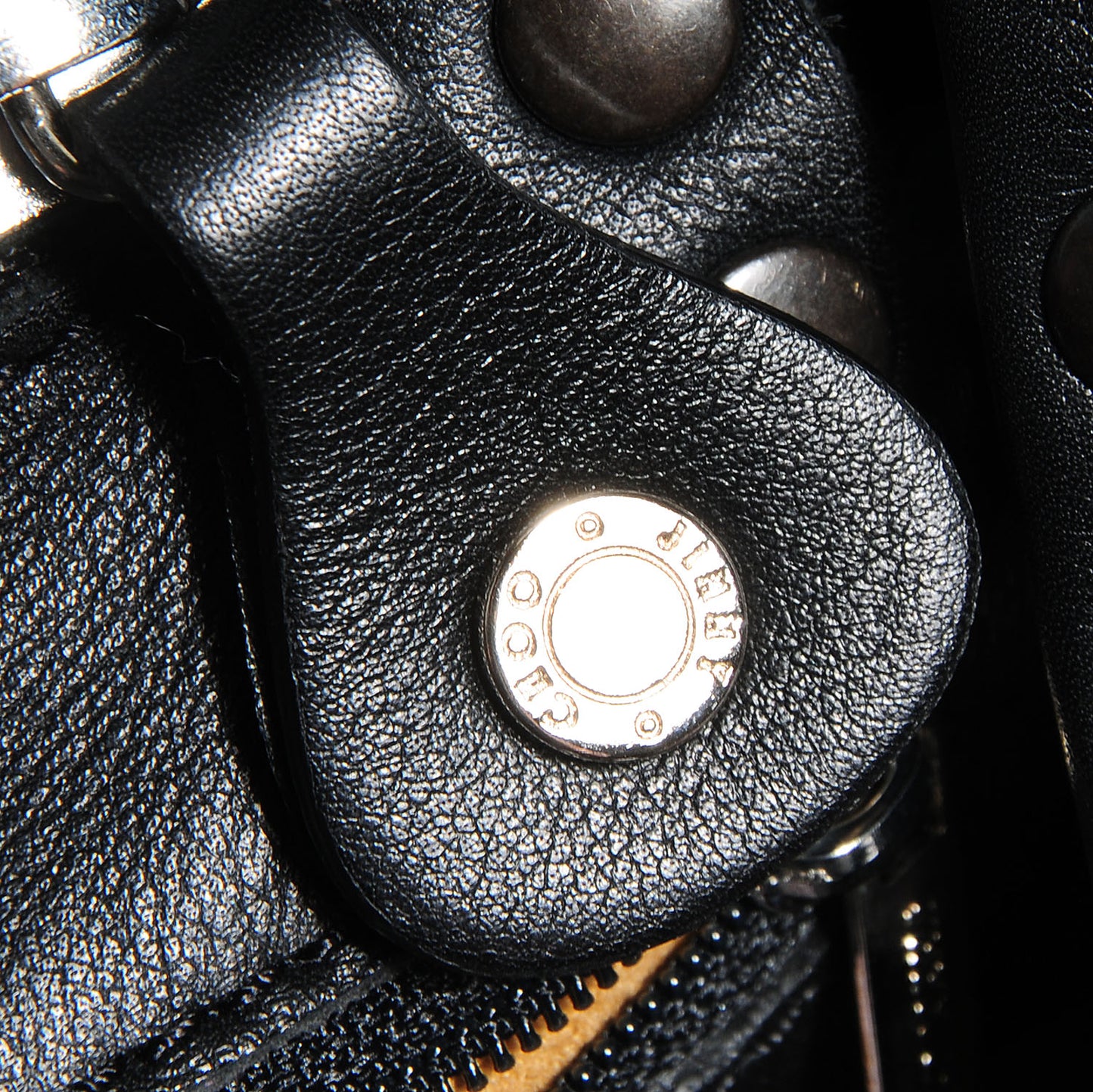 Leather Studded Medium Saba Hobo Black