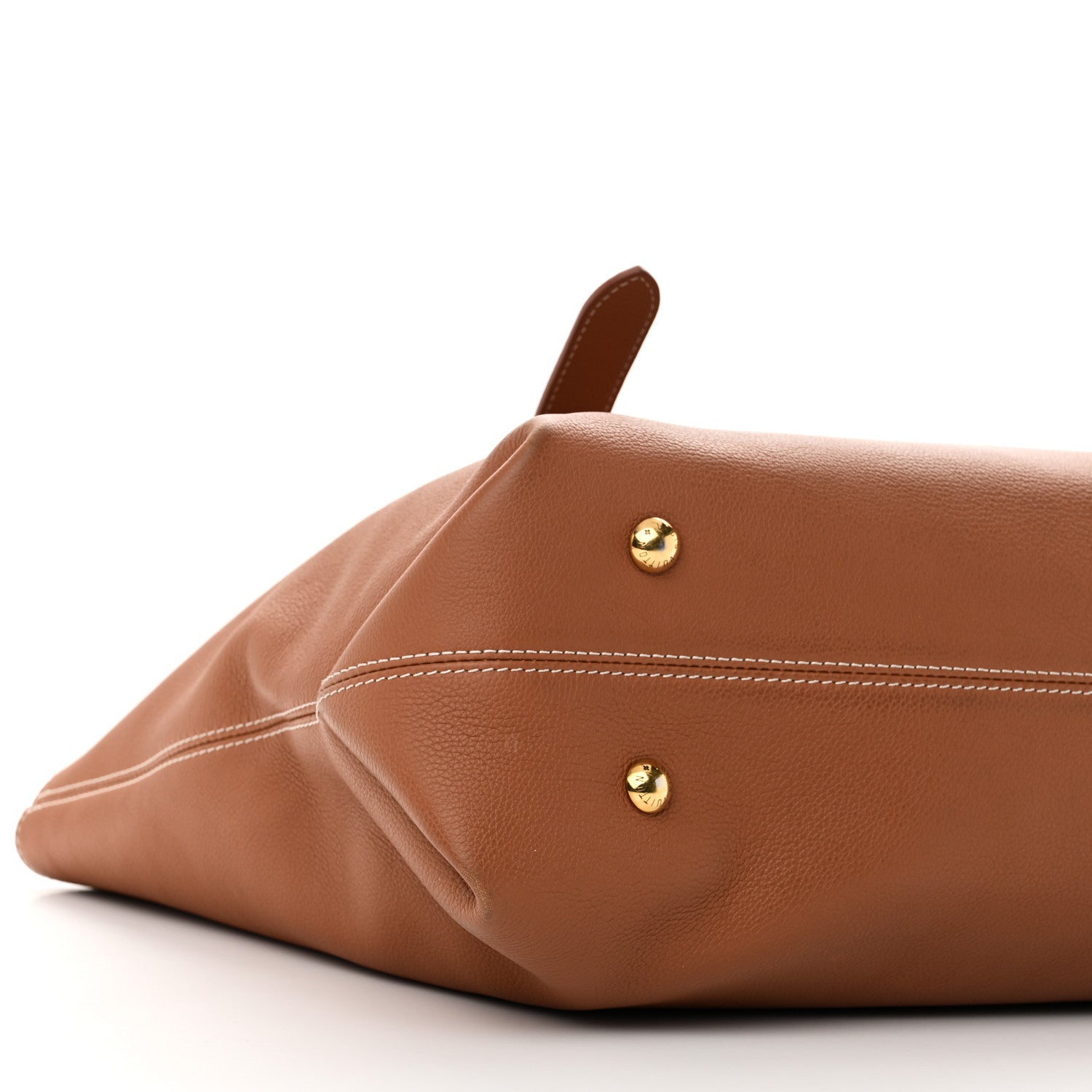 Louis Vuitton Grained Calfskin Low Key Cabas MM Cognac 10 of 11
