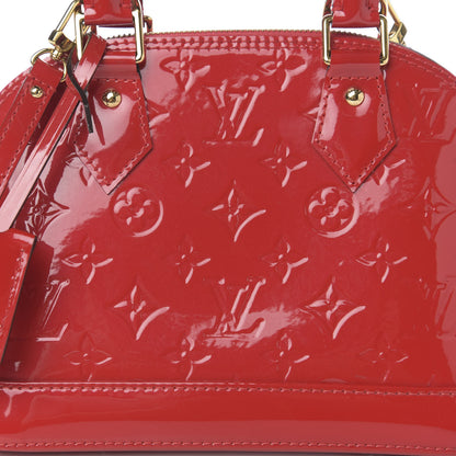 Louis Vuitton Vernis Alma BB Cherry 9 of 9