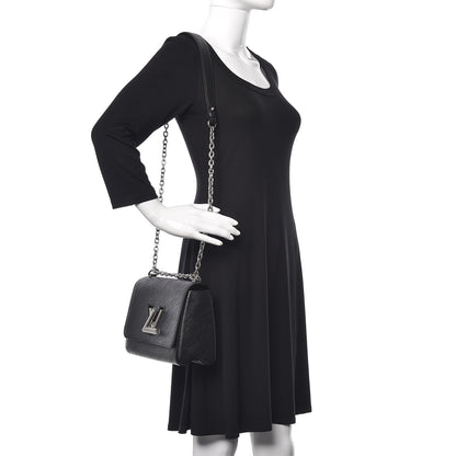 Louis Vuitton Epi Twist Shoulder Bag MM Black 2 of 10