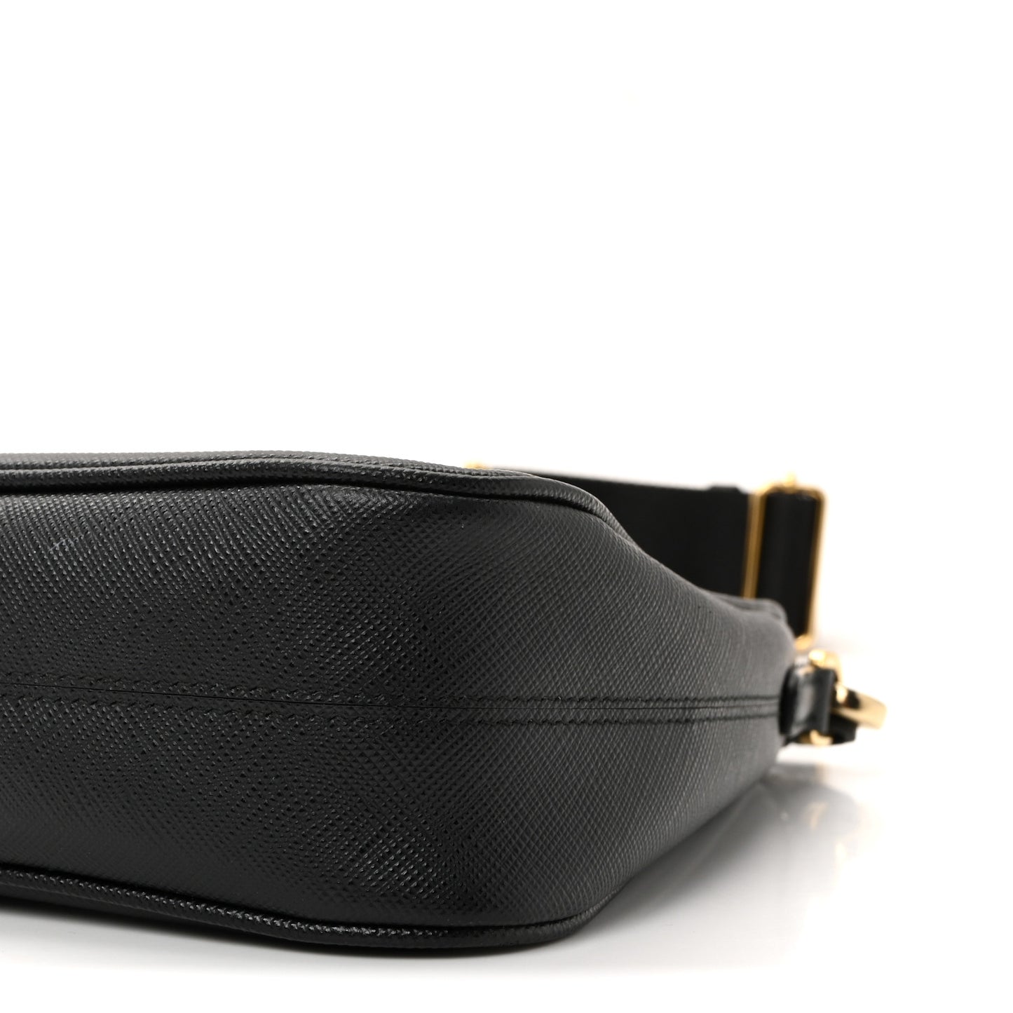 Saffiano Lux Re-Edition 2005 Shoulder Bag Black