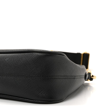 Prada Saffiano Lux Re-Edition 2005 Shoulder Bag Black 9 of 9