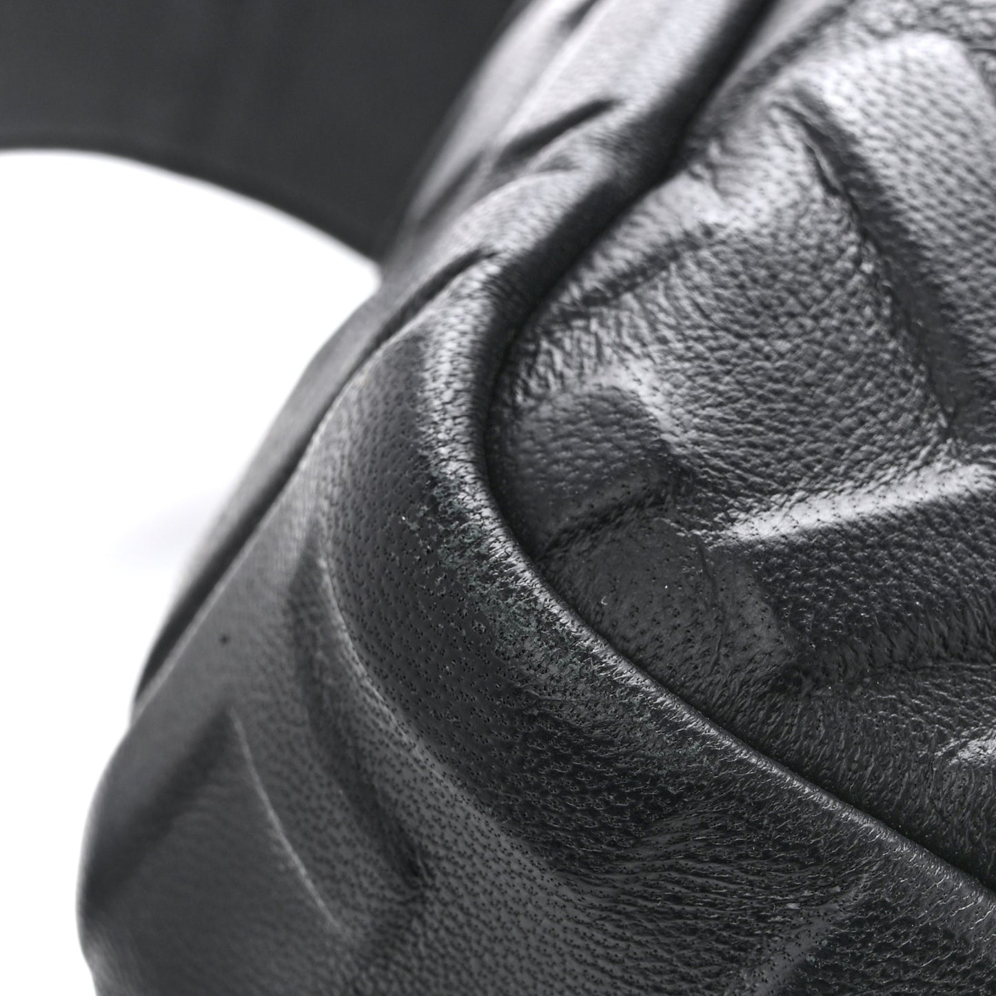 Nappa FF 1974 Embossed Baguette Black