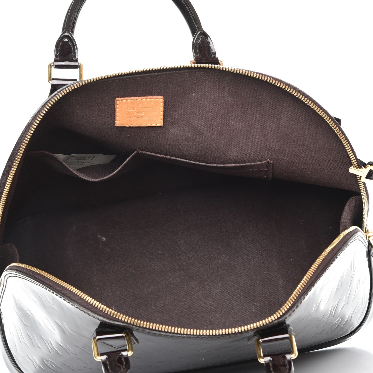 Louis Vuitton Vernis Alma MM Amarante 5 of 8