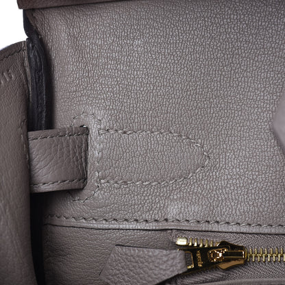 Hermes Togo Birkin 30 Gris Asphalte 13 of 32