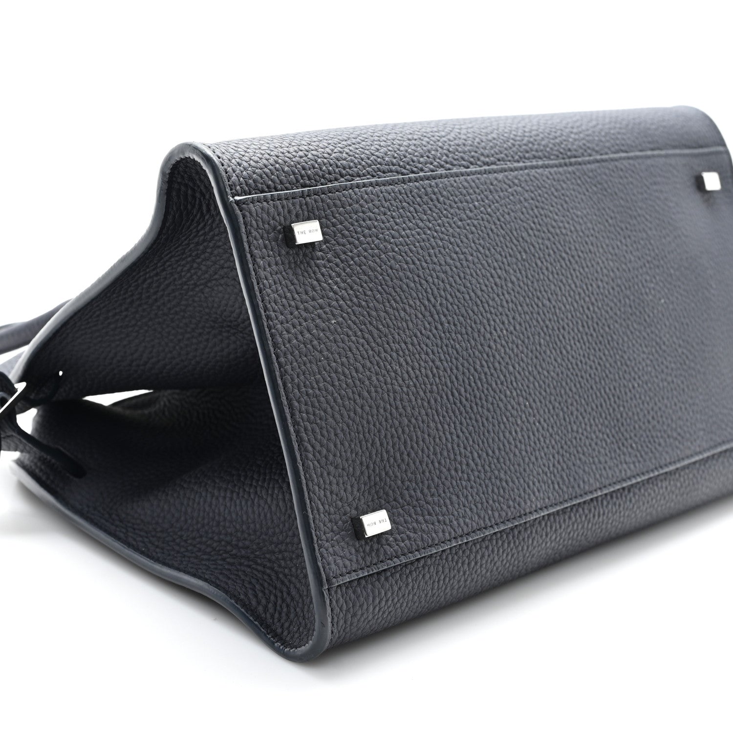 The Row Matte Grained Calfskin Soft Margaux 12 Marine 7 of 8