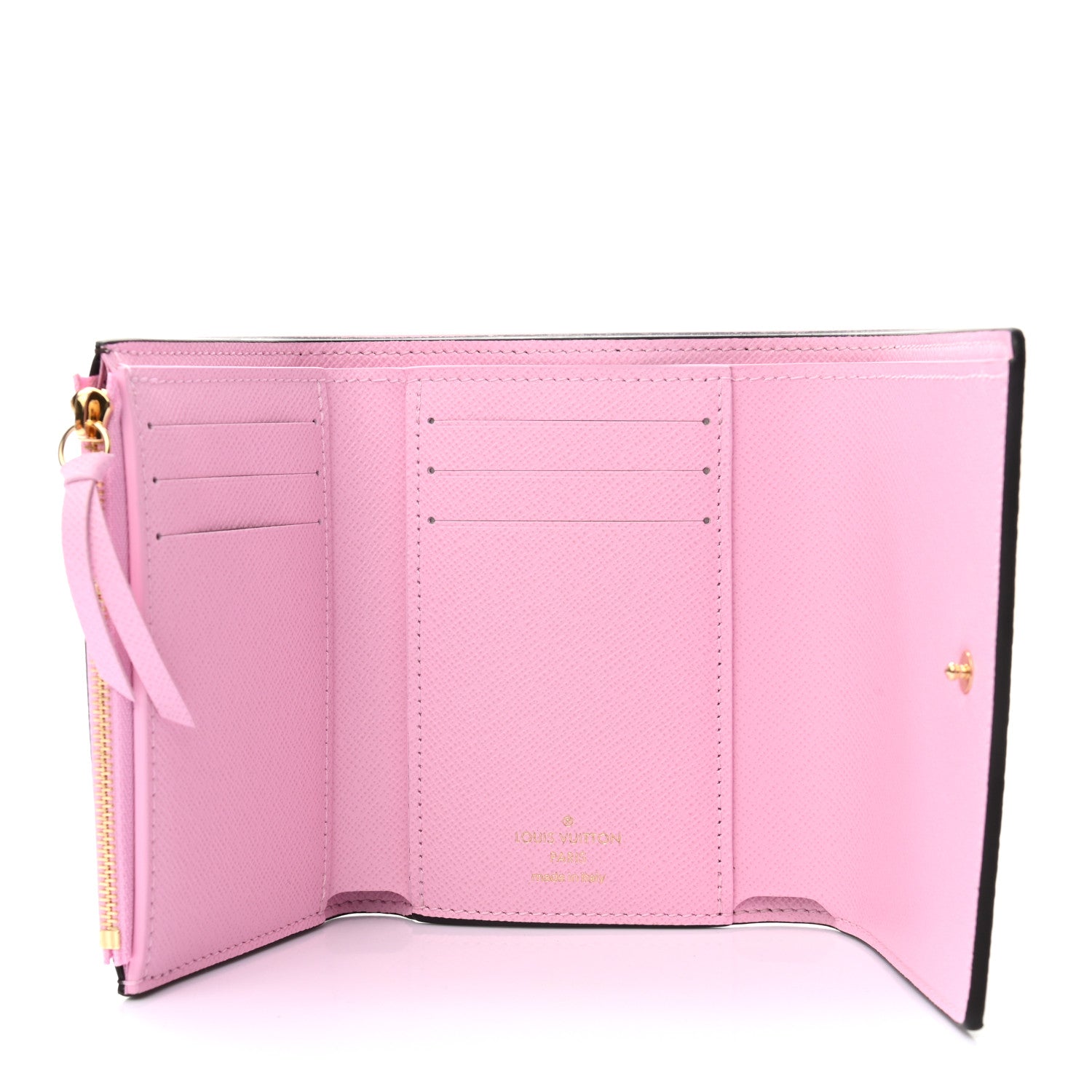 Louis Vuitton Monogram 2021 Christmas Animation Japanese Garden Victorine Wallet Wisteria Pink 5 of 7