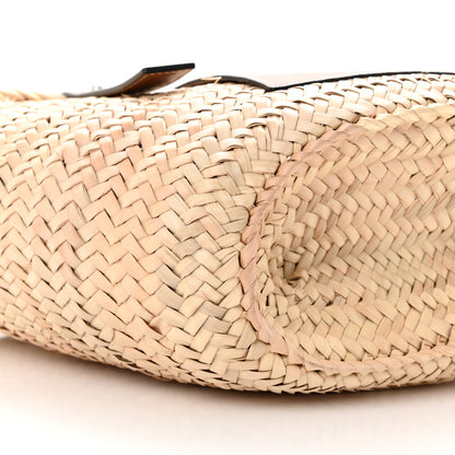 Loewe Raffia Basket Tote Bag Natural Tan 8 of 9