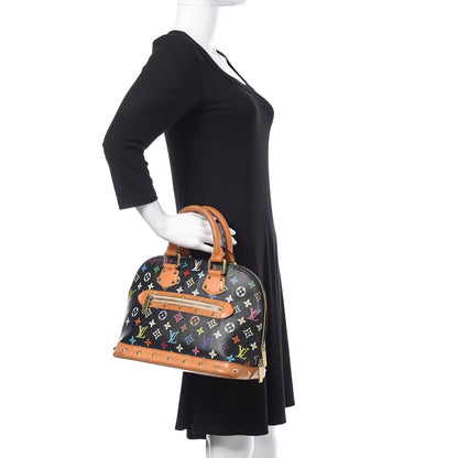Louis Vuitton Monogram Multicolor Alma Black 2 of 16