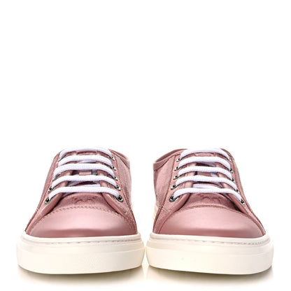 Gucci GG Monogram Calfskin Womens Low Top Sneakers 36 Pink Soft Pink 2 of 10
