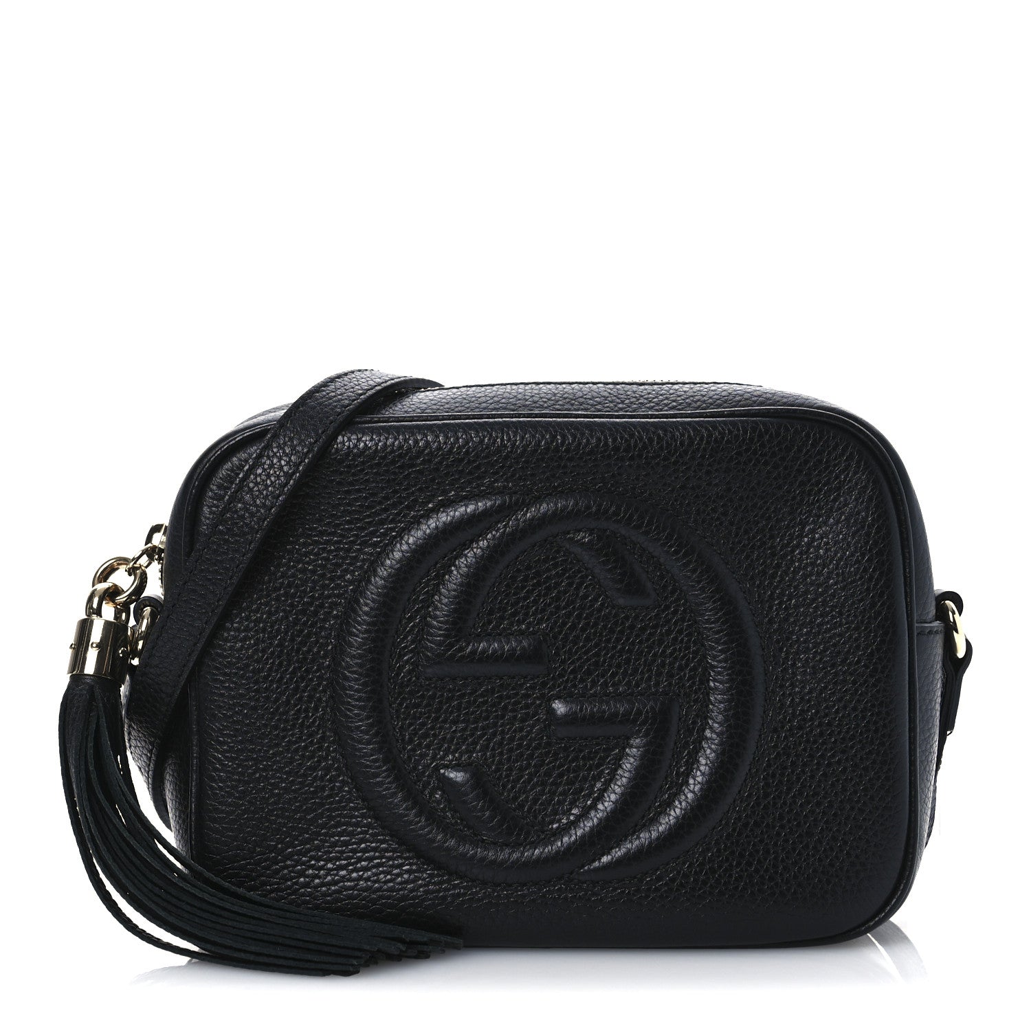 Gucci Pebbled Calfskin Small Soho Disco Bag Black 1 of 12