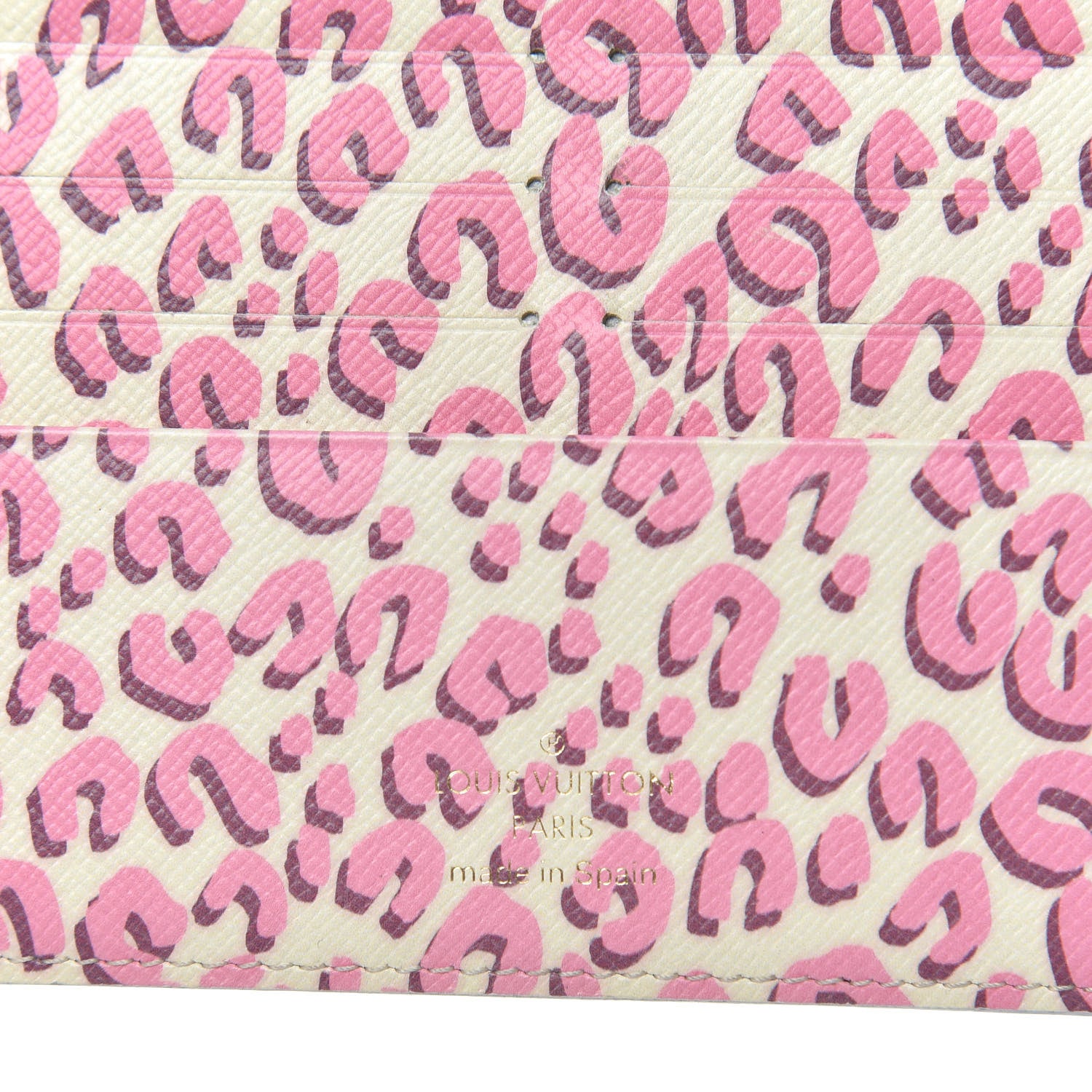 Louis Vuitton Monogram Leopard Insolite Wallet Blanc Corail 6 of 11