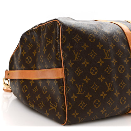 Louis Vuitton Monogram Keepall Bandouliere 55 8 of 9