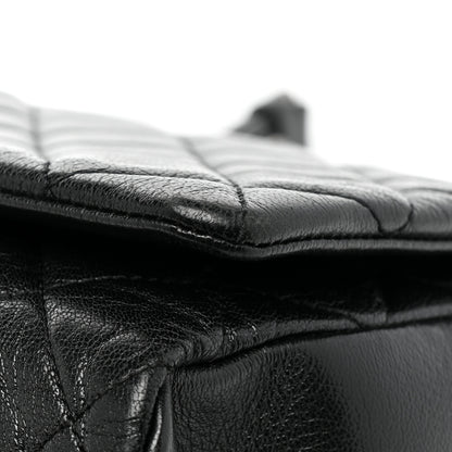 Chanel Goatskin Quilted Large City Rock Flap Black 9 of 10