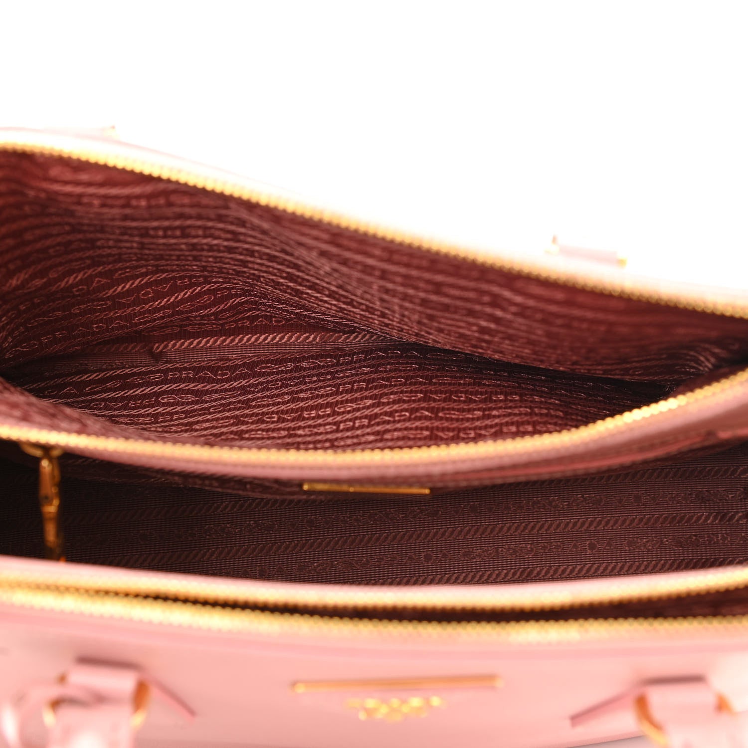 Prada Saffiano Small Galleria Double Zip Tote Orchidea 6 of 12