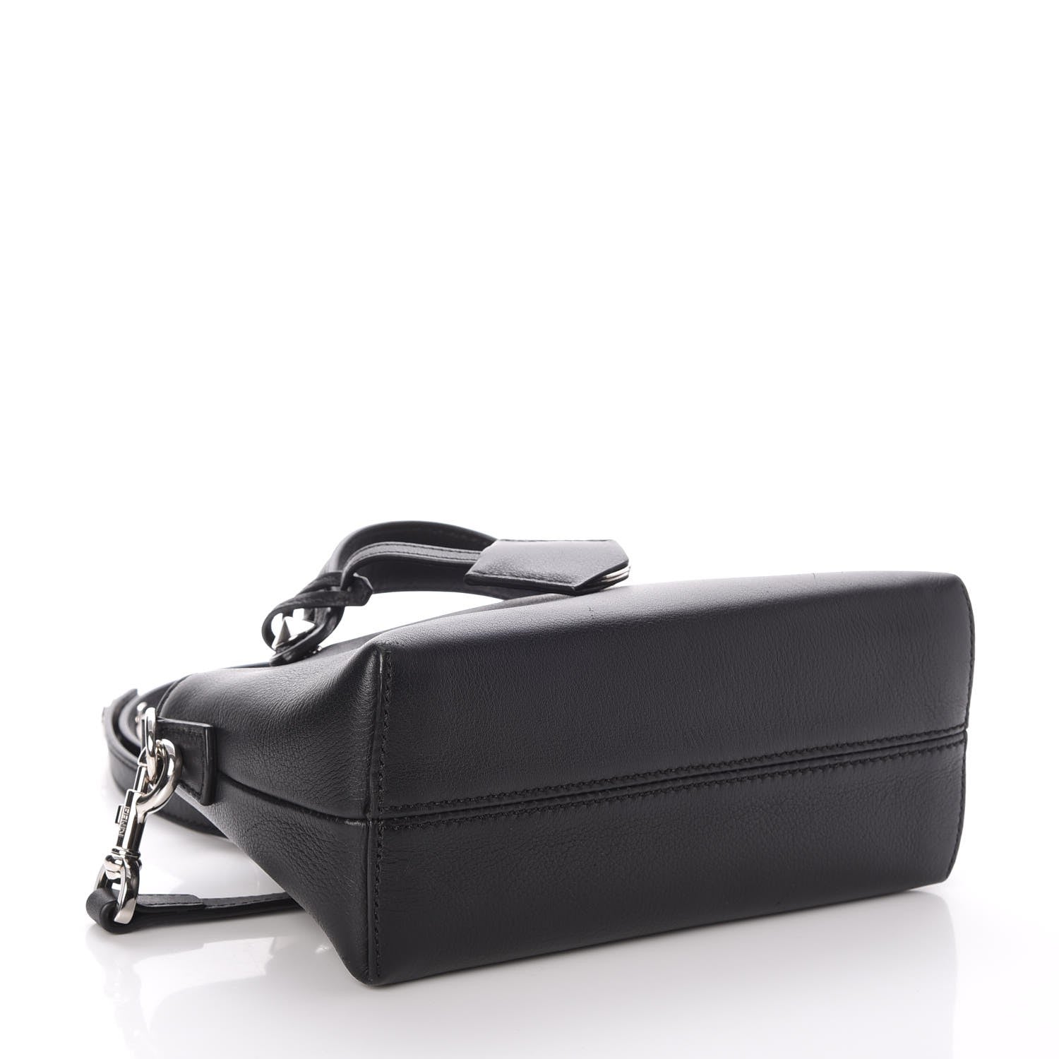 Fendi Vitello Dolce Mini By The Way Boston Bag Black 4 of 7