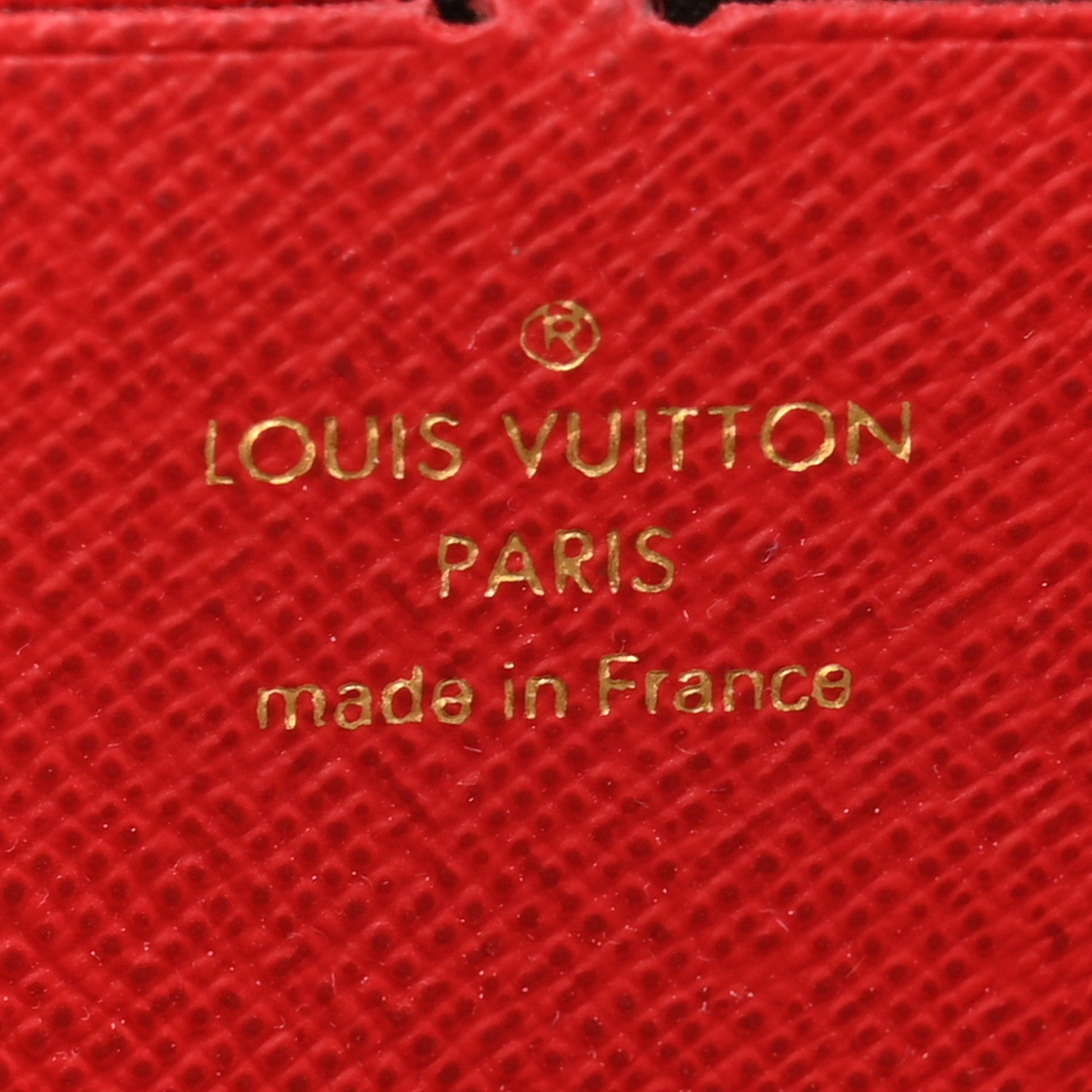 Louis Vuitton Damier Ebene Clemence Wallet Cherry 7 of 11