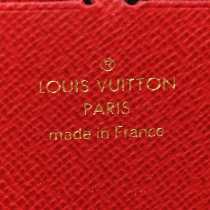 Louis Vuitton Damier Ebene Clemence Wallet Cherry 7 of 11