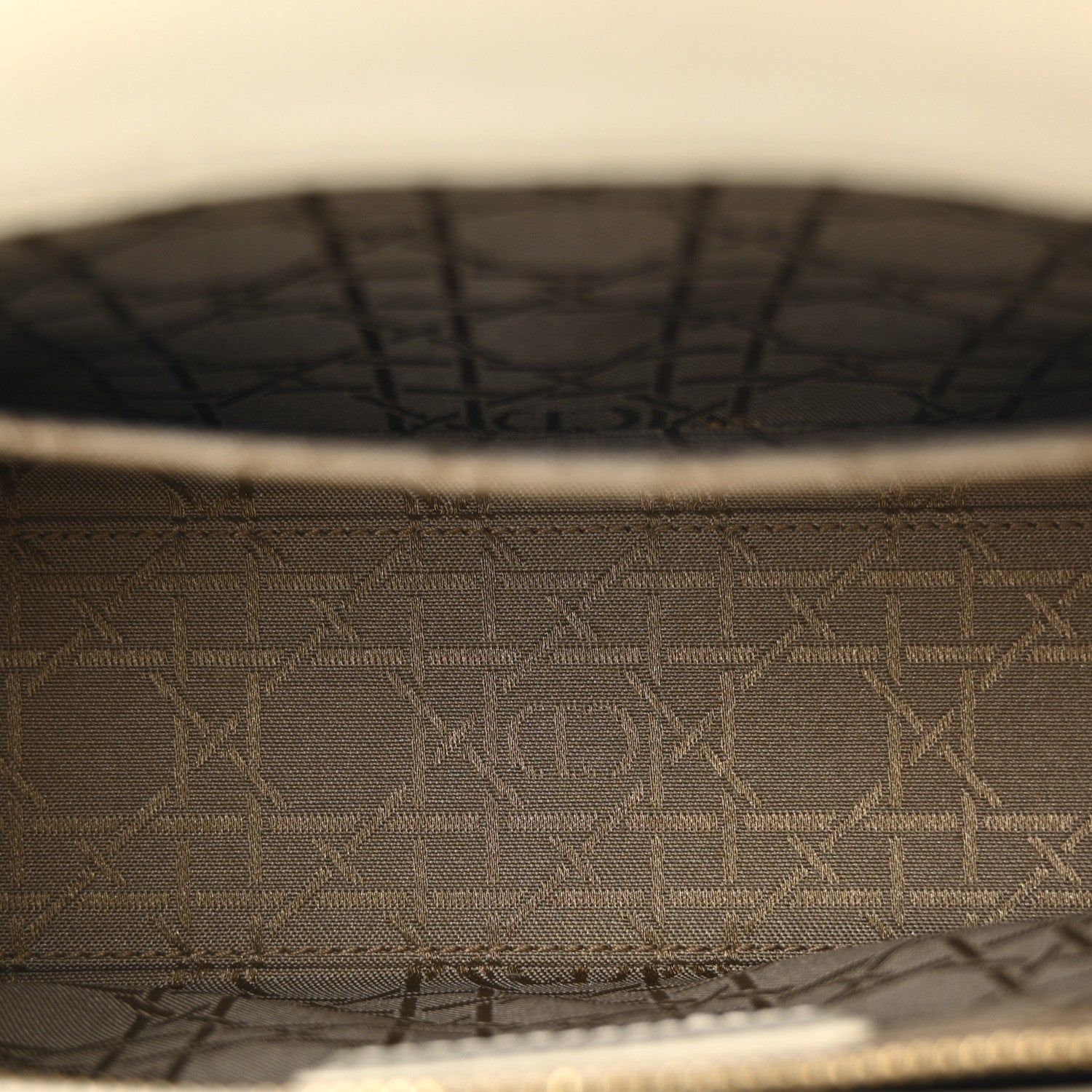 Christian Dior Lambskin Cannage Small Lady Dior White 5 of 10